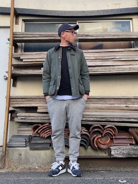 「アイテム（ジャケット/アウター）」を使った、yonemicci70さん（メンズ・173cm）の冬コーディネート