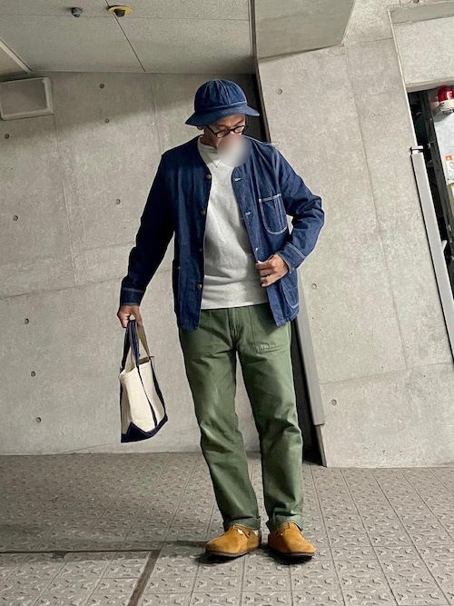 yonemicci70|orSlowのノーカラージャケットを使ったコーディネート - WEAR