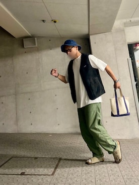 「orslow」｜「アイテム（ジャケット/アウター）」を使った、yonemicci70さん（メンズ・173cm）の秋コーディネート