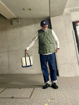 「JAM HOME MADE（ジャムホームメイド）のアイテム」を使った、yonemicci70さん（メンズ・173cm）の冬コーディネート