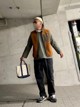 「レトロxベスト」｜yonemicci70さん（メンズ・173cm）の秋コーディネート