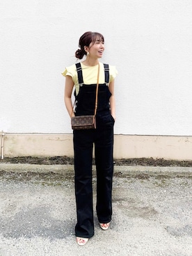 「URBAN RESEARCH ROSSO WOMEN（アーバンリサーチ　ロッソ）のアイテム（オールインワン・サロペット）」を使った、RINAさん（レディース・160cm）の秋コーディネート