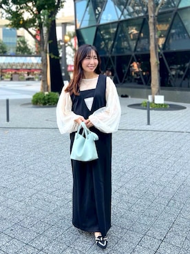 「ULEULA（ウルア）のアイテム（トップス）」を使った、RINAさん（レディース・160cm）の秋コーディネート