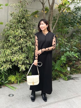 「RANDA（ランダ）のアイテム」を使った、RINAさん（骨格ナチュラル・レディース・160cm）の秋コーディネート