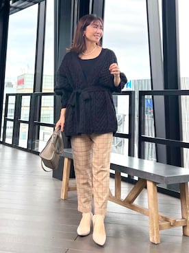 RINAさん（レディース・160cm）の秋コーディネート