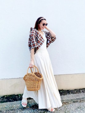 RINAさん(レディース・160cm)の夏コーディネート