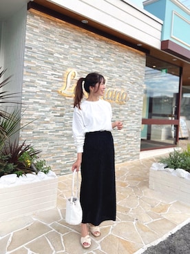 「ap retro（アプレトロ）のアイテム」を使った、RINAさん（骨格ナチュラル・レディース・160cm）の夏コーディネート