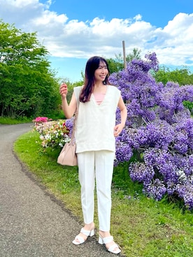 「RANDA（ランダ）のアイテム」を使った、RINAさん（骨格ナチュラル・レディース・160cm）の春コーディネート