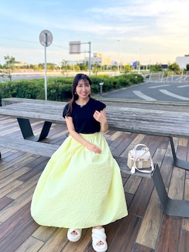 「ap retro（アプレトロ）のアイテム」を使った、RINAさん（骨格ナチュラル・レディース・160cm）の春コーディネート
