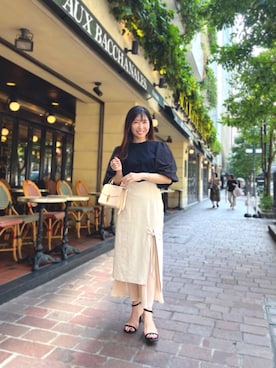 「RANDA（ランダ）のアイテム」を使った、RINAさん（骨格ナチュラル・レディース・160cm）の秋コーディネート