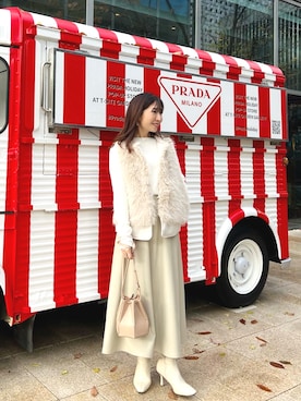 「RANDA（ランダ）のアイテム」を使った、RINAさん（骨格ナチュラル・レディース・160cm）の冬コーディネート