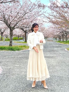 RINAさん（レディース・160cm）の春コーディネート