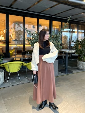「ap retro（アプレトロ）のアイテム」を使った、RINAさん（骨格ナチュラル・レディース・160cm）の冬コーディネート