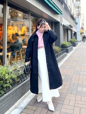 「RANDA（ランダ）のアイテム」を使った、RINAさん（骨格ナチュラル・レディース・160cm）の冬コーディネート