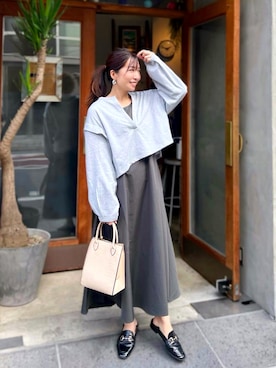 「ap retro（アプレトロ）のアイテム（ワンピース/ドレス）」を使った、RINAさん（レディース・160cm）の秋コーディネート