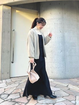 「ap retro（アプレトロ）のアイテム」を使った、RINAさん（骨格ナチュラル・レディース・160cm）の冬コーディネート