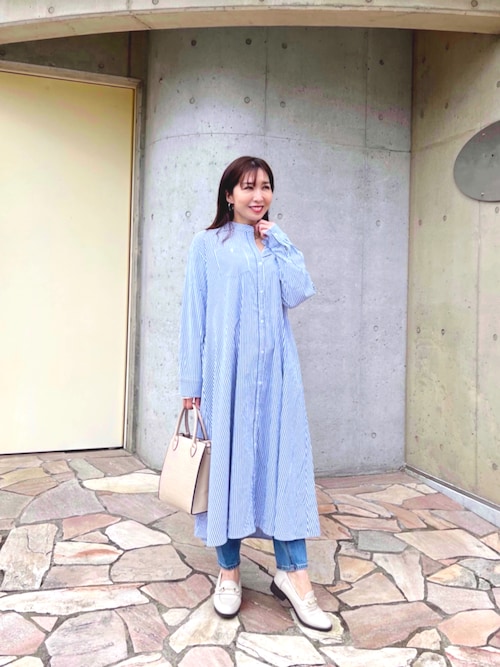 カディアンドコーBESS NIELSEN ストライプロングシャツ