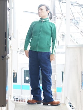 「BLUTENBLATT（ブリューテンブラット）のアイテム」を使った、s uchidaさん（メンズ・173cm）の秋コーディネート