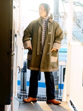 「ファイヤーマンジャケット」｜s uchidaさん（メンズ・173cm）の冬コーディネート