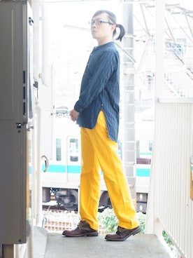 「チュニック」｜s uchidaさん（メンズ・173cm）の秋コーディネート