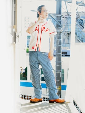 「BLUTENBLATT（ブリューテンブラット）のアイテム」を使った、s uchidaさん（メンズ・173cm）の夏コーディネート