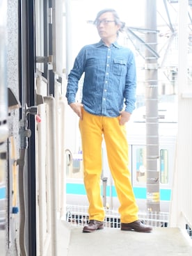 「STUDIO D’ARTISAN（ステュディオダルチザン）のアイテム」を使った、s uchidaさん（メンズ・173cm）の夏コーディネート