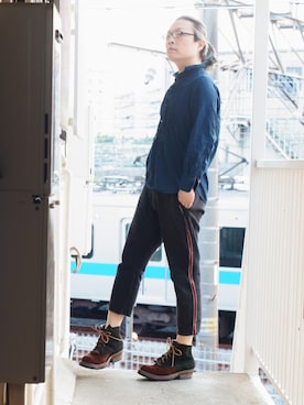 「中年」｜「アイテム（シャツ/ブラウス）」を使った、s uchidaさん（メンズ・173cm）の春コーディネート