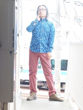 「BOOTLEGGERS（ブートレガーズ）のアイテム」を使った、s uchidaさん（メンズ・173cm）の春コーディネート