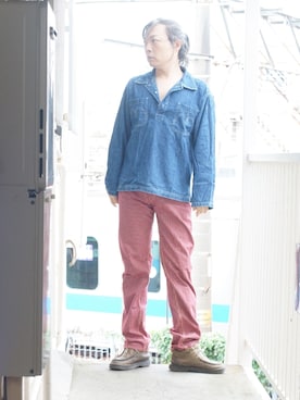 「BOOTLEGGERS（ブートレガーズ）のアイテム」を使った、s uchidaさん（メンズ・173cm）の秋コーディネート