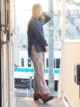 「チュニック」｜s uchidaさん（メンズ・173cm）の春コーディネート