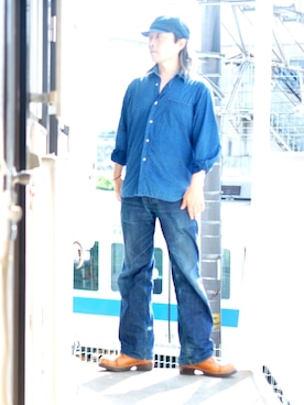 「BLUTENBLATT（ブリューテンブラット）のアイテム」を使った、s uchidaさん（メンズ・173cm）の夏コーディネート