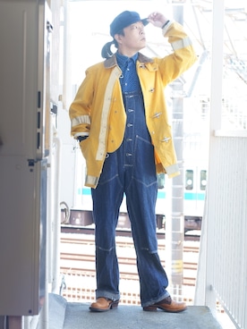 「ファイヤーマンジャケット」｜s uchidaさん（メンズ・173cm）の冬コーディネート