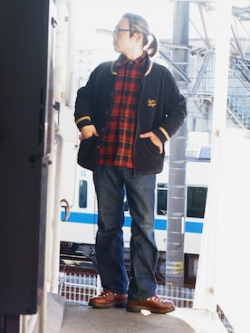 「中年」｜「アイテム（ジャケット/アウター）」を使った、s uchidaさん（メンズ・173cm）の冬コーディネート