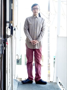 「中年」｜s uchidaさん（メンズ・173cm）の春コーディネート