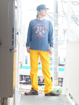 「STUDIO D’ARTISAN（ステュディオダルチザン）のアイテム」を使った、s uchidaさん（メンズ・173cm）の春コーディネート