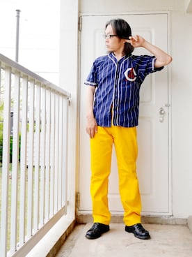 「STUDIO D’ARTISAN（ステュディオダルチザン）のアイテム」を使った、s uchidaさん（メンズ・173cm）の春コーディネート