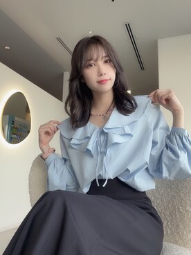 「Allamanda（アラマンダ）のアイテム」を使った、유우키🦋さん（レディース・160cm）の春コーディネート