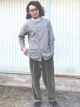 「confect（コンフォクト）のアイテム」を使った、salsichaさん（メンズ・175cm）の春コーディネート