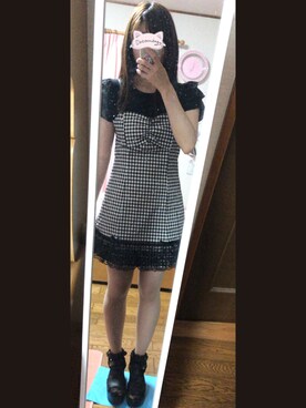 「mon Lily（モンリリィ）のアイテム」を使った、yuさん（レディース・161cm）の夏コーディネート