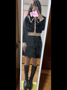 「レトロ」｜yuさん（レディース・160cm）の秋コーディネート