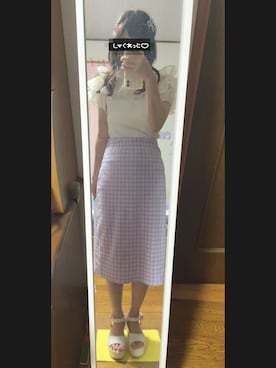 「H&M（エイチ・アンド・エム）のアイテム」を使った、yuさん（レディース・160cm）の夏コーディネート