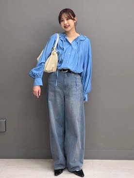 mio🍑さん（レディース・160cm）の冬コーディネート