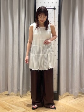 「アイテム（サンダル）」を使った、mio🍑さん（レディース・160cm・20代）の夏コーディネート