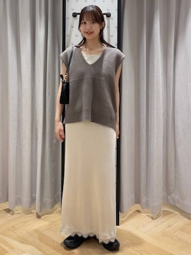 「アイテム（ワンピース/ドレス）」を使った、mio🍑さん（レディース・160cm・20代）の秋コーディネート