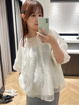 「アイテム（デニムスカート）」を使った、mio🍑さん（レディース・160cm・20代）の夏コーディネート