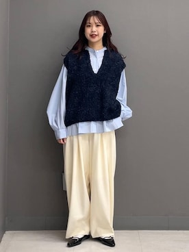 mio🍑さん（レディース・160cm）の冬コーディネート