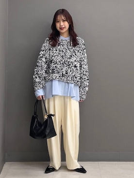 mio🍑さん（レディース・160cm）の冬コーディネート