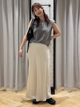 「A part by（アパートバイ）のアイテム」を使った、mio🍑さん（レディース・160cm）の夏コーディネート