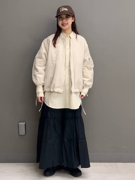 mio🍑さん（レディース・160cm）の冬コーディネート