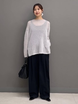 「A part by（アパートバイ）のアイテム」を使った、mio🍑さん（レディース・160cm）の春コーディネート